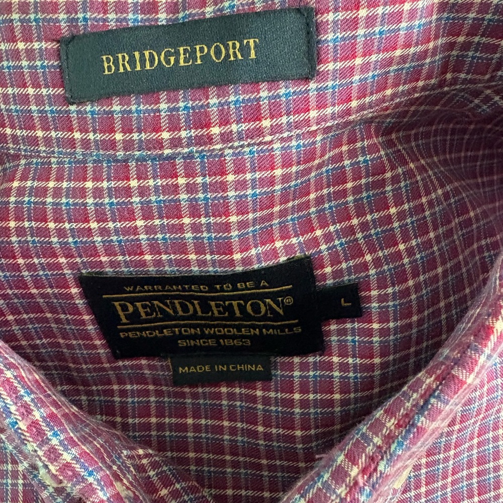 Pendleton Bridgeport Button Down Long Sleeve Shir… - image 1